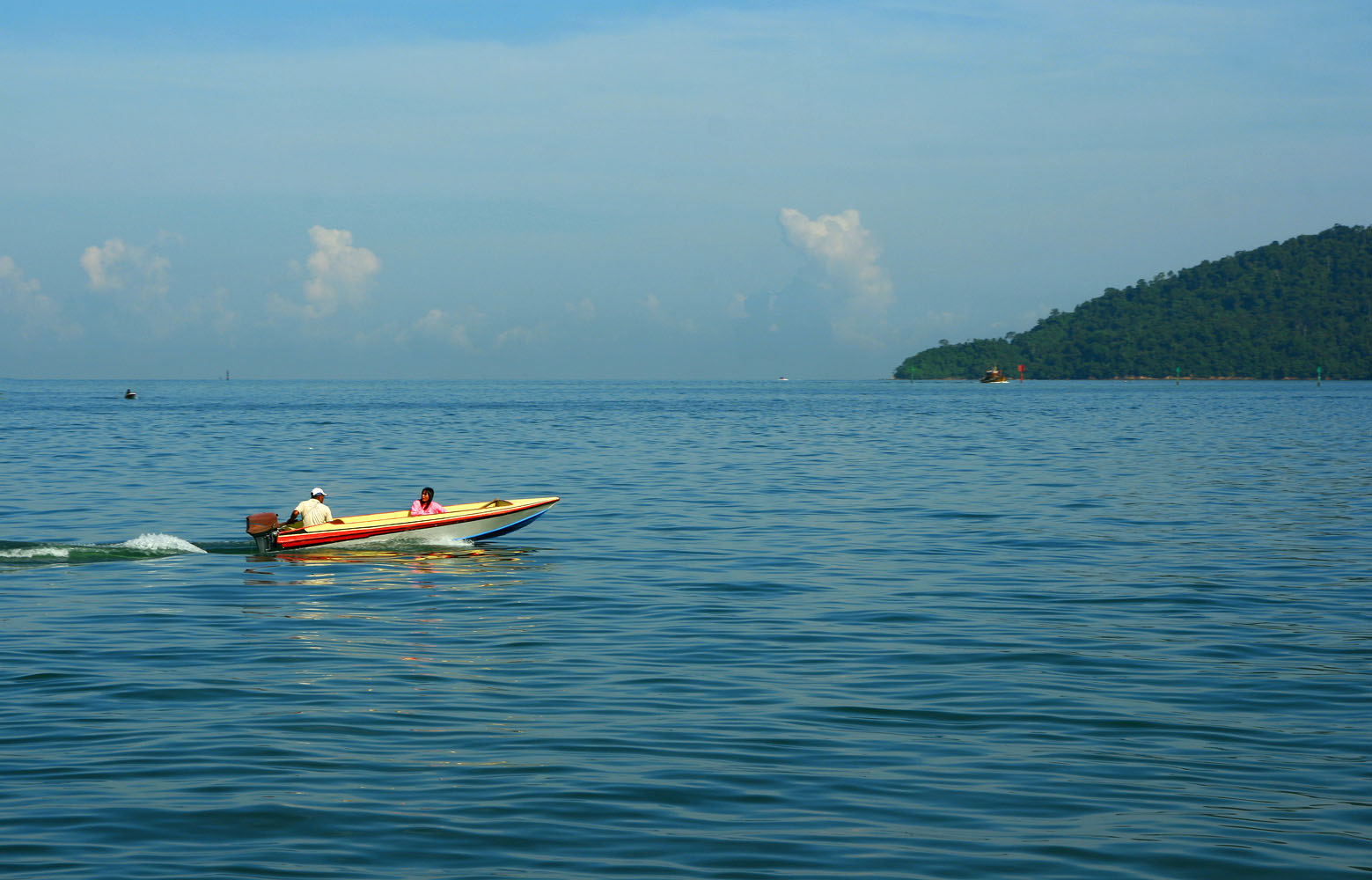 Boat. to Gaya Island Sabah