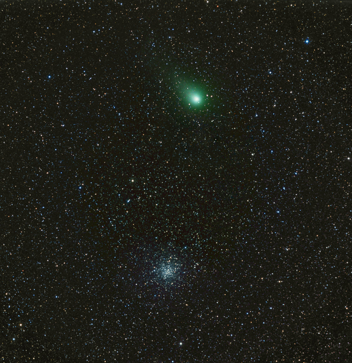 Comet Garradd and M71 LRGB 60 36 36 36 2 hours 48 minutes