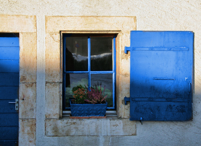 The blue little window in the sun....