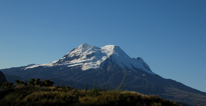 Volcan Antisana (seen from Papallacta) Ecuador
