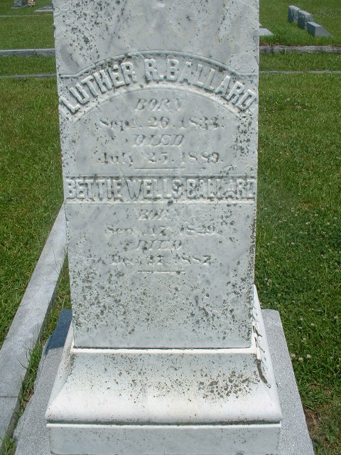 Luther Ballard 1833-1889