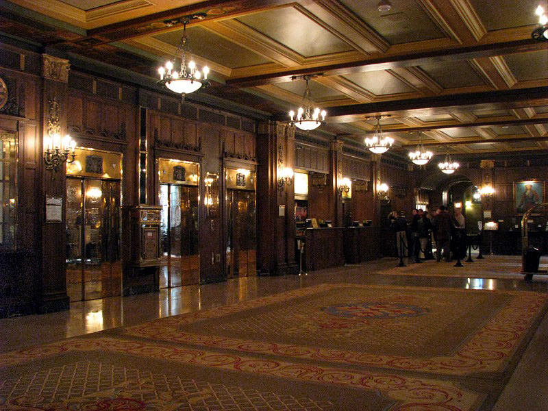 lobby du chteau Frontenac