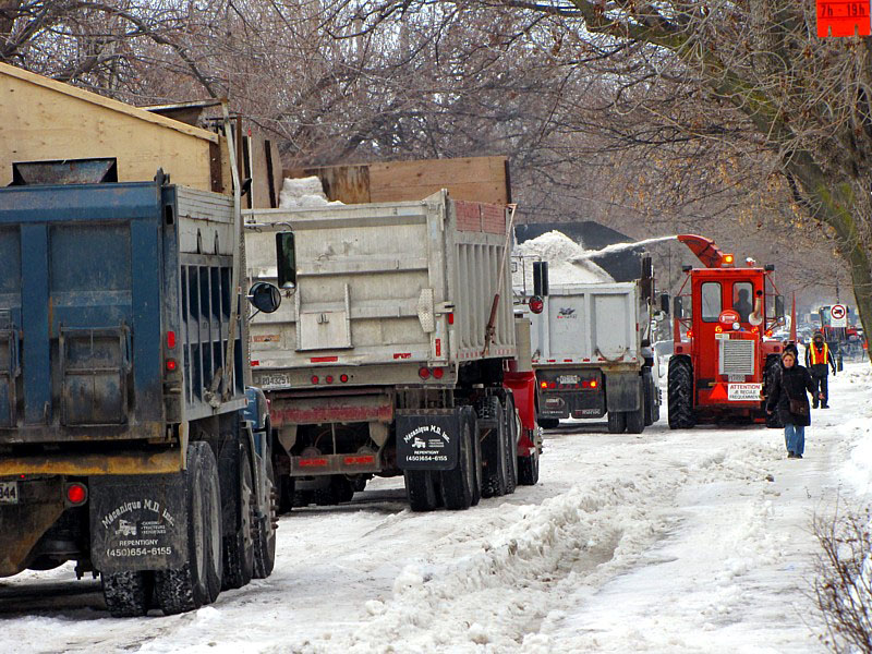 la ribambelle des camions