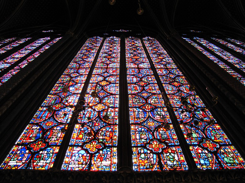 vitrail  la sainte chapelle