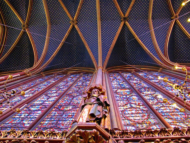 plafond de la sainte chapelle