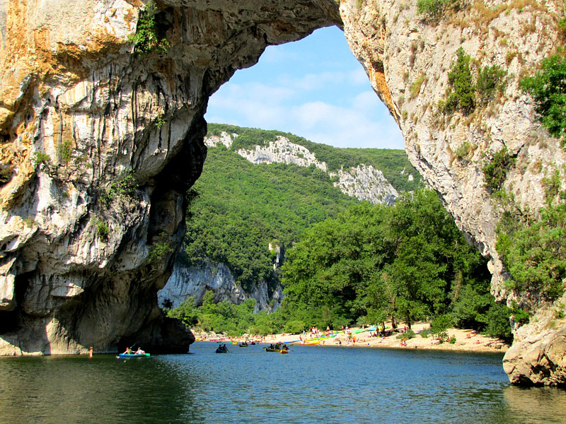 L'arche naturel de Pont d'Arc