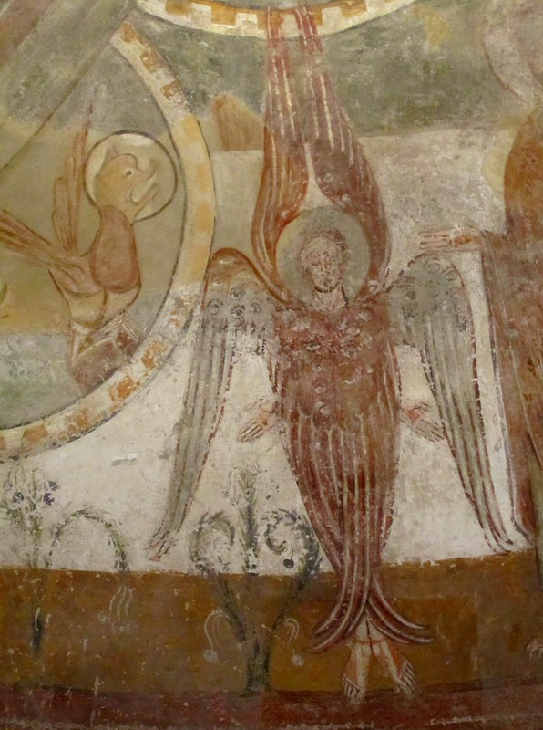 Les Allinges,  fresque du XIIe sicle