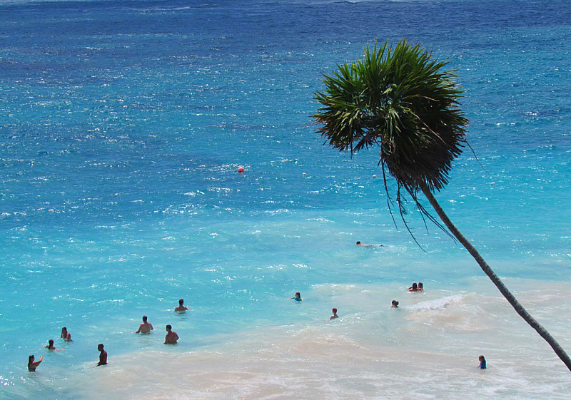Tulum a aussi une plage fabuleuse