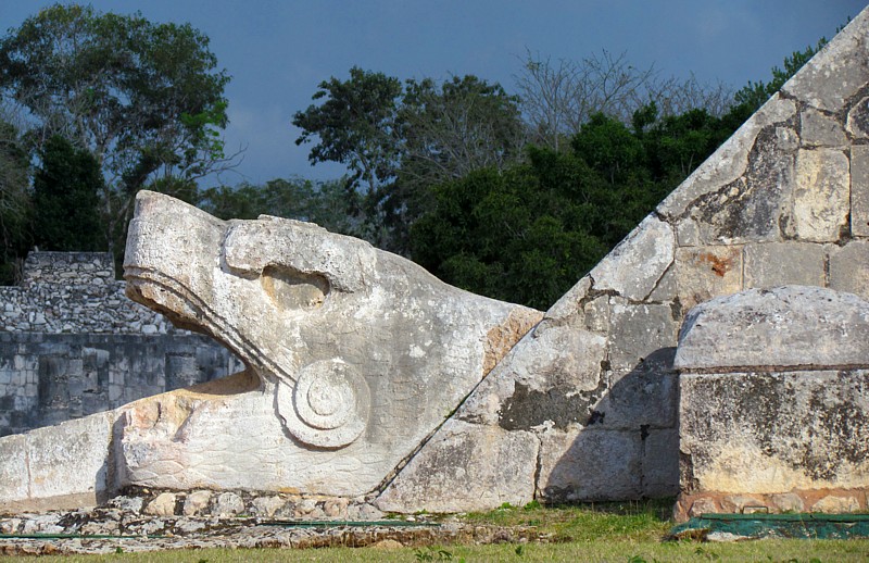 La tte du serpent , Chichen Itza