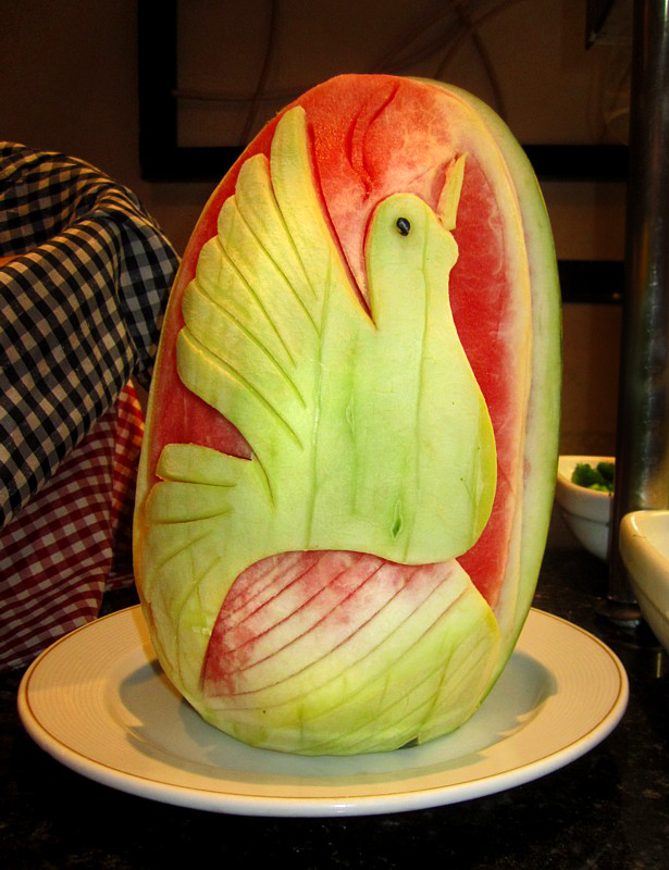 Loiseau melon deau
