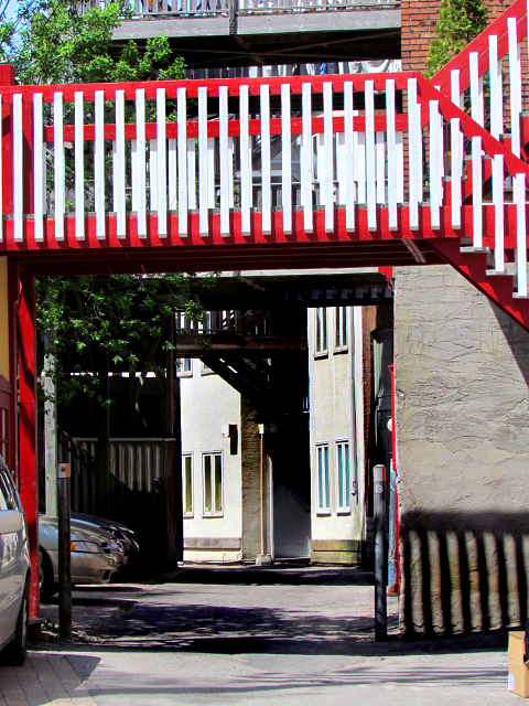 Balcon rouge