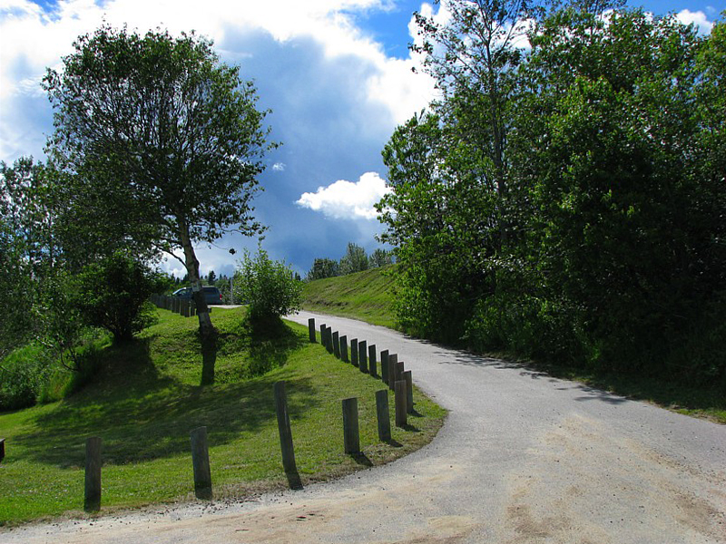 la halte routière après les Escoumins