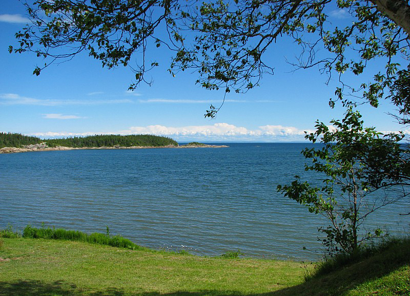 petite baie sur la Côte nord