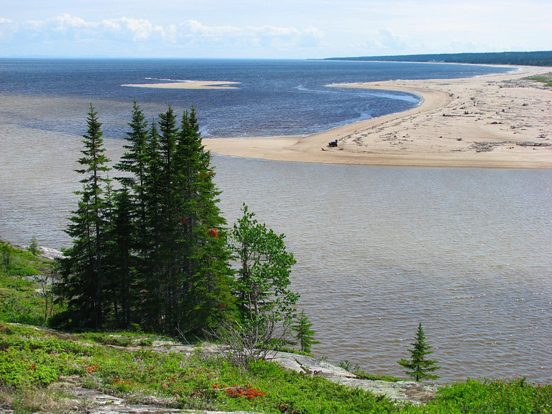 Embouchure de la rivire Pentecte