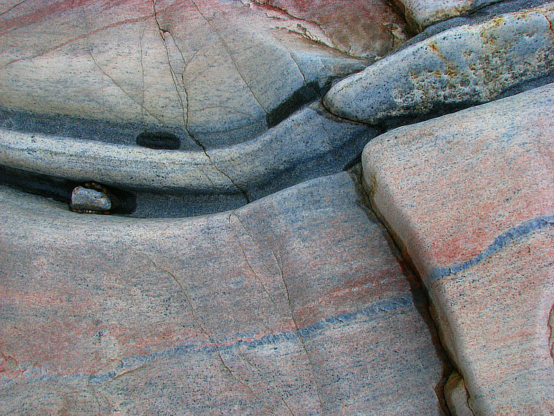 les rochers polis de la rivire Mingan