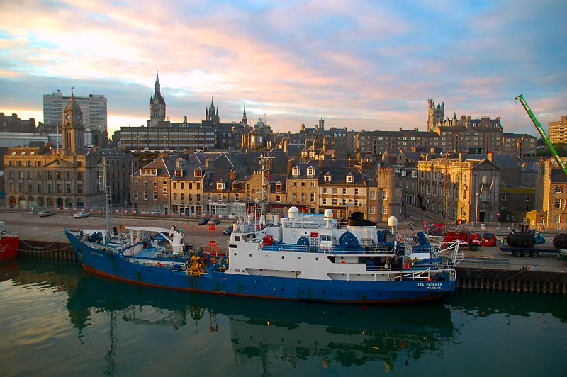 19th October 2007 <br> leaving Aberdeen