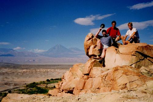 Martin, Andy and Paul near San Pedro