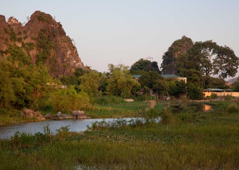 Tam Coc at Sunset