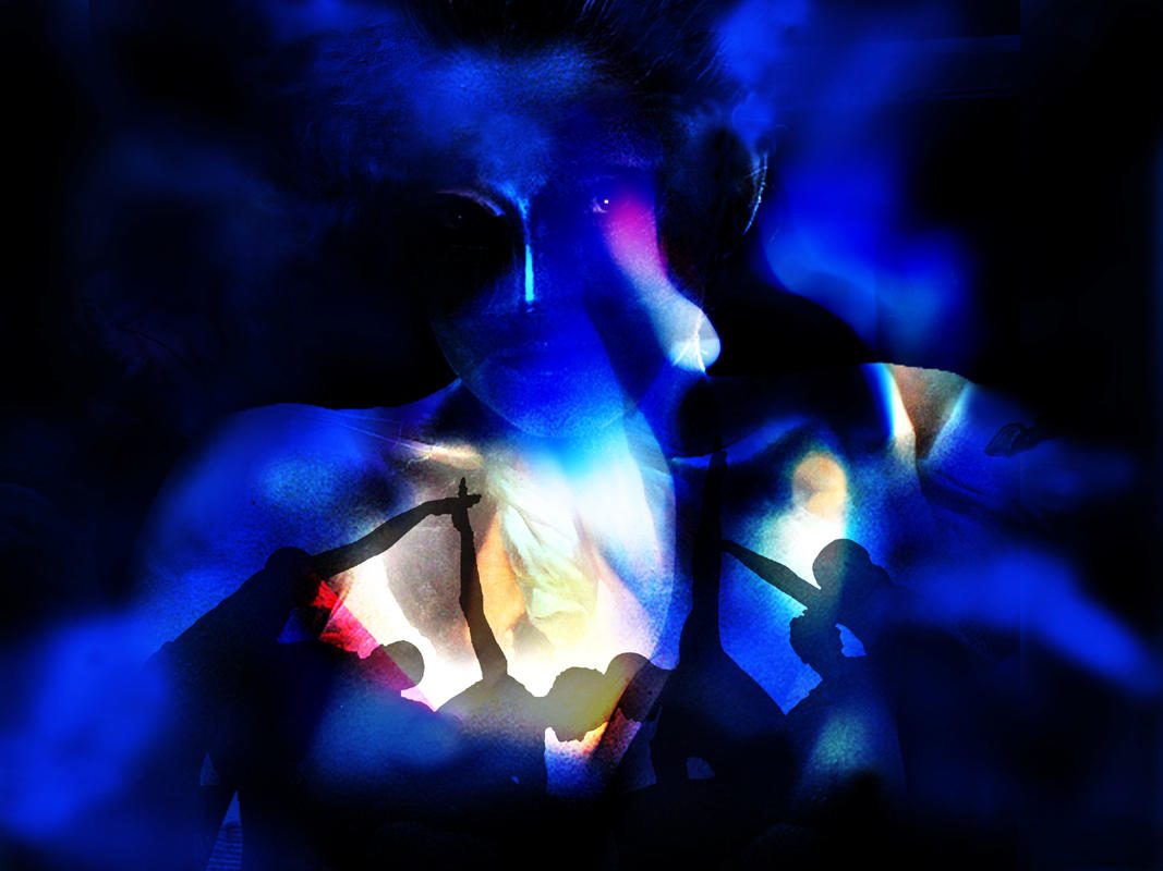 blue