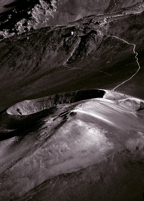Haleakala Cinder Cone B/W