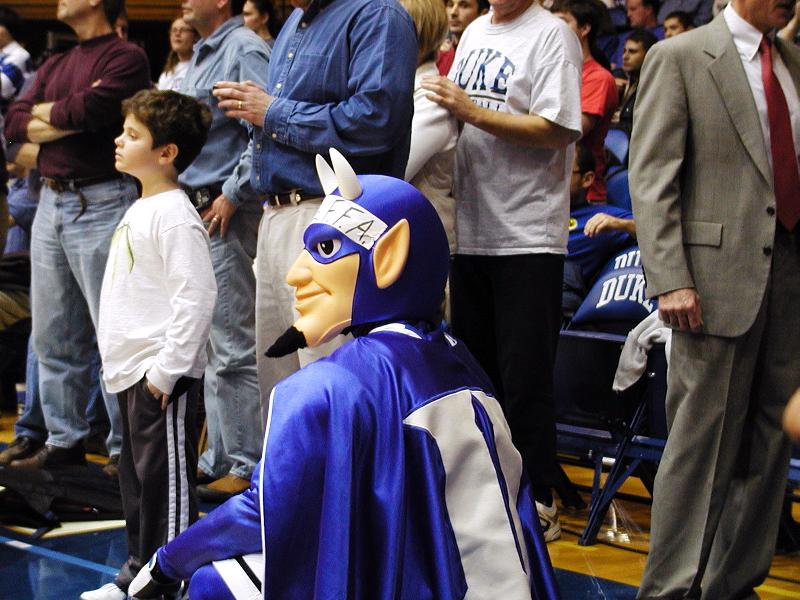 Dukes Energetic Mascot