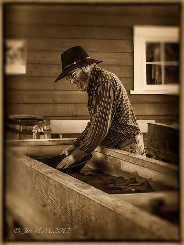 Panning for Gold.