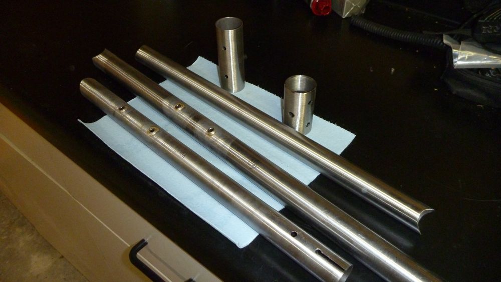 Sanded, cleaned and ready to weld