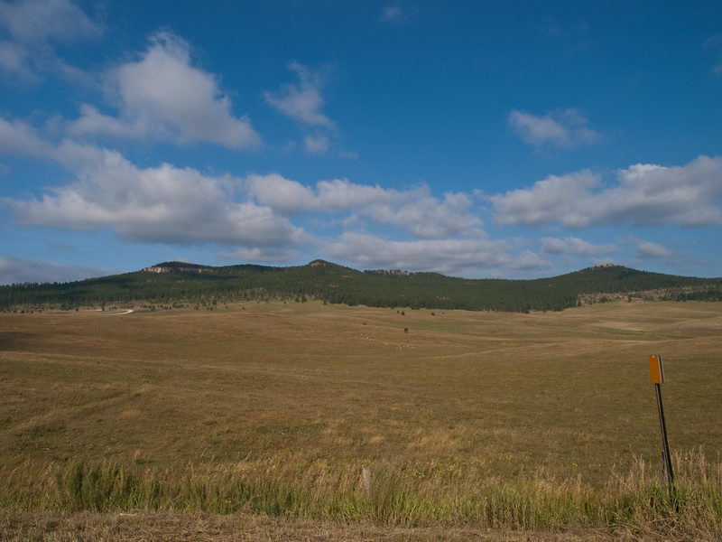 On the back roads in Wyoming