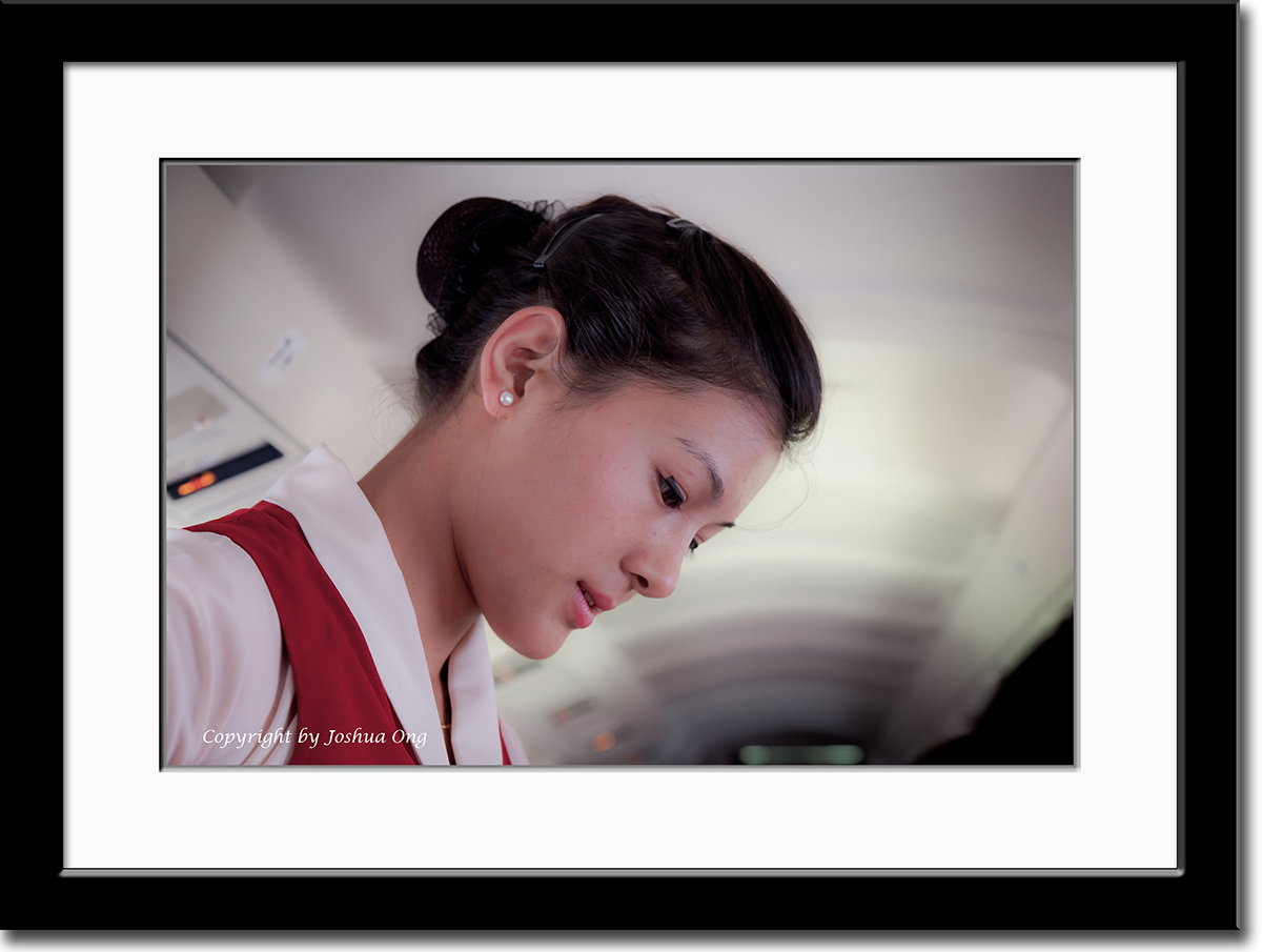 Our Flight Attendant of Agni Air to Lumbini