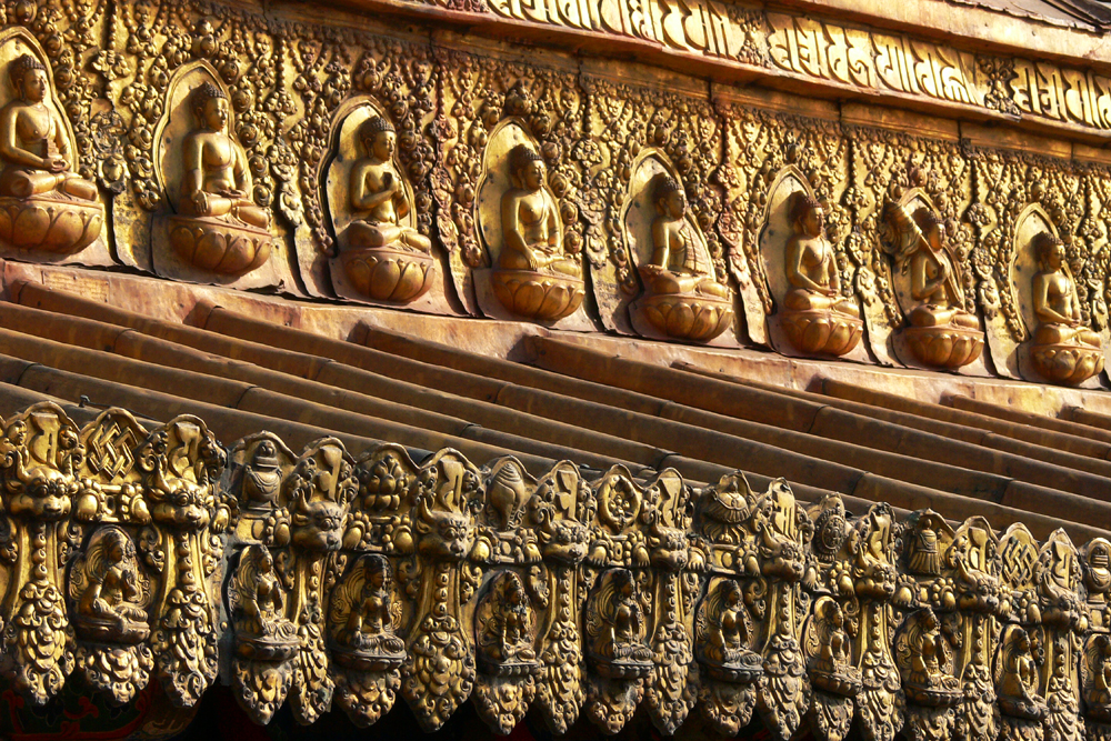 Decorations on the roof