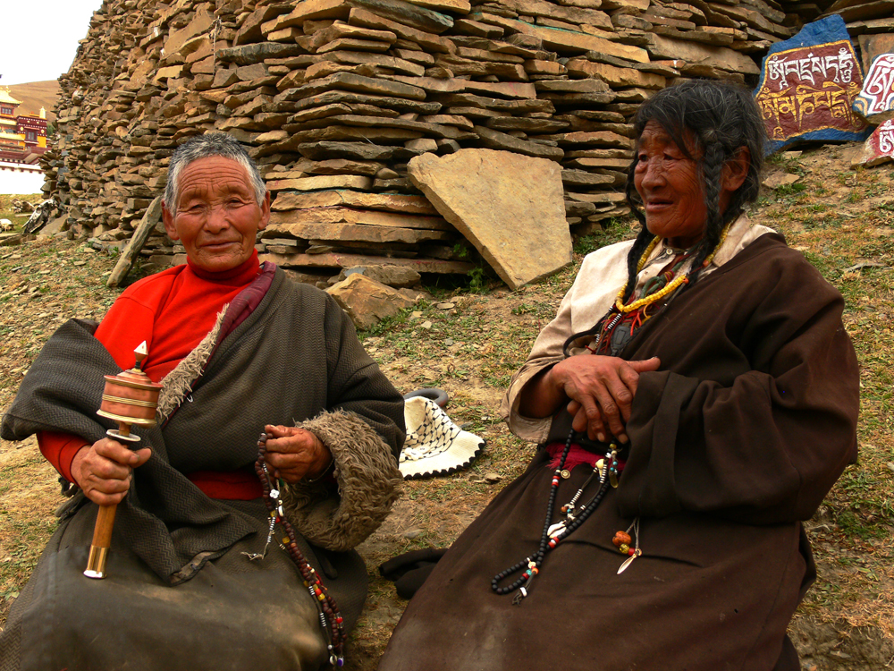 Two women in Litang