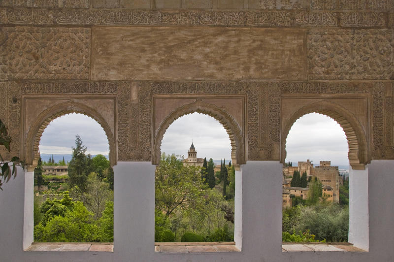Patio de la Acequia, Alhambra, Granada