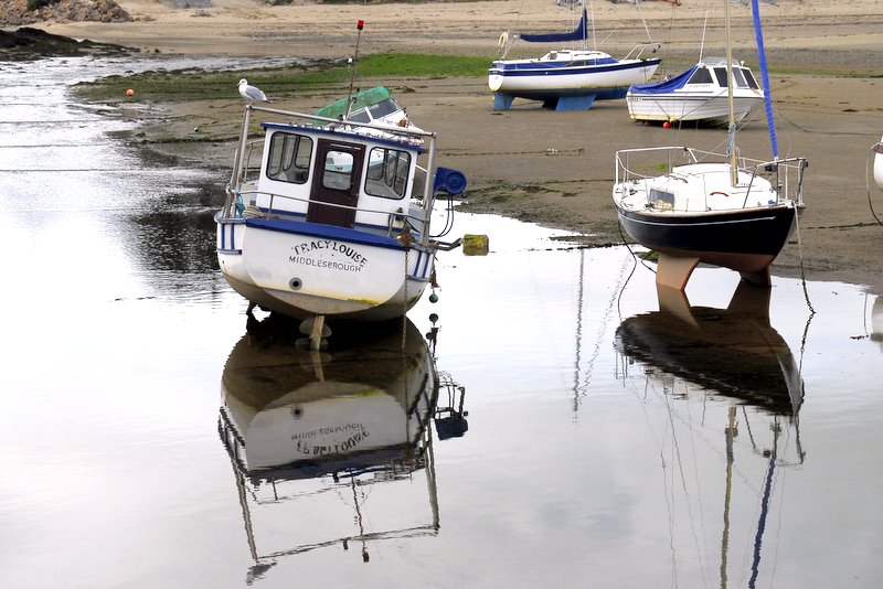 reflections at low tide