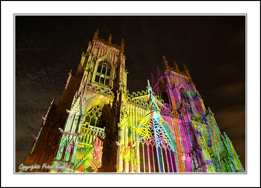 Colourful York Minster.