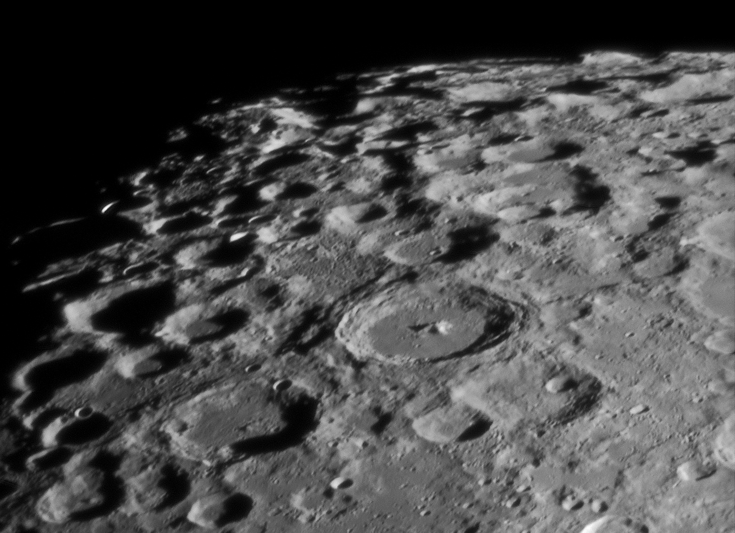 South Pole 09-Sept-09 23:10UT - LCROSS impact date lighting