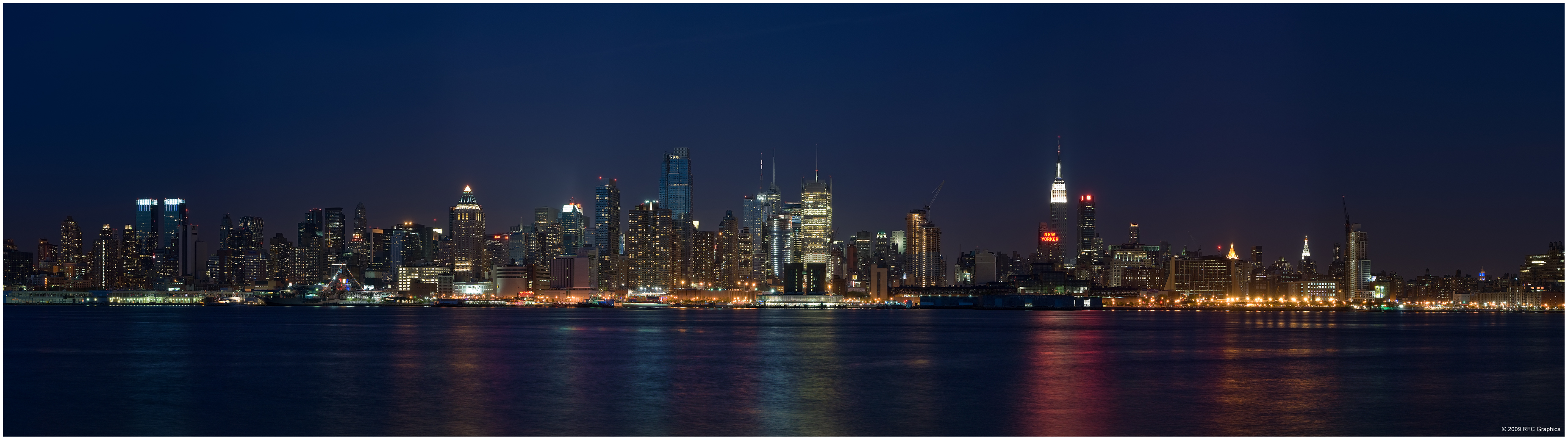 Manhattan Panorama Night