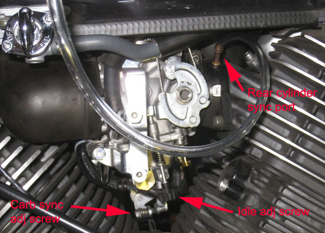 Rear Cyl Sync and misc adj screws