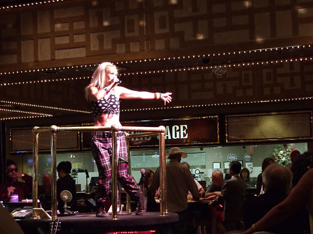 Gwen Stefani performs at the Imperial Palace casino