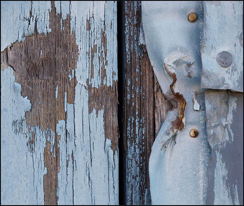iron wood and some paint - brent
