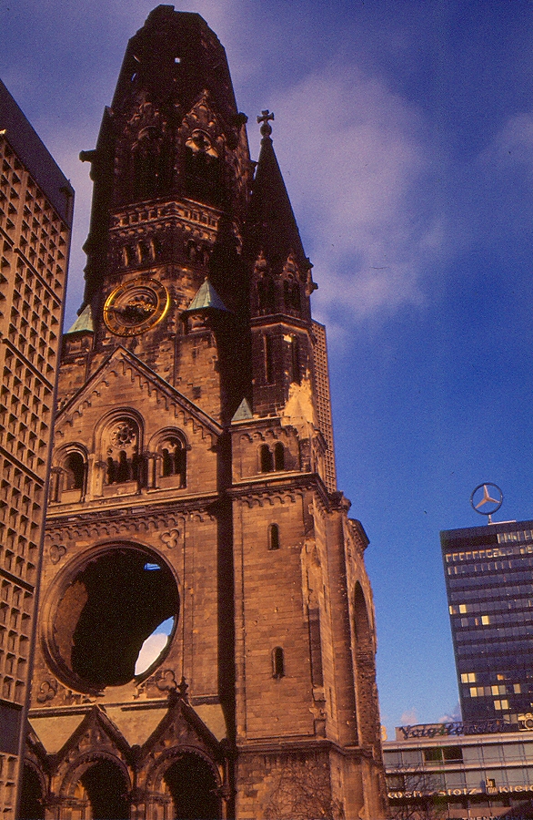 The Bombed-Out Shell of the Kaiser-Wilhelm Gedachtnische Church