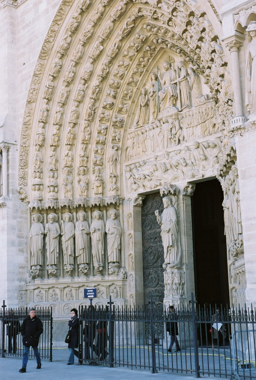 Notre Dame Cathedral Entrance