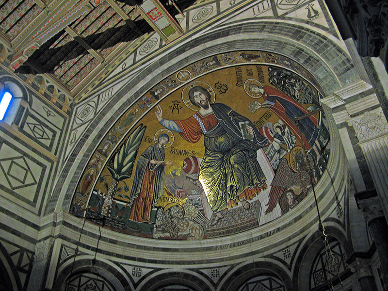 Christ enthroned with the Virgin and San Miniato in the apse8234