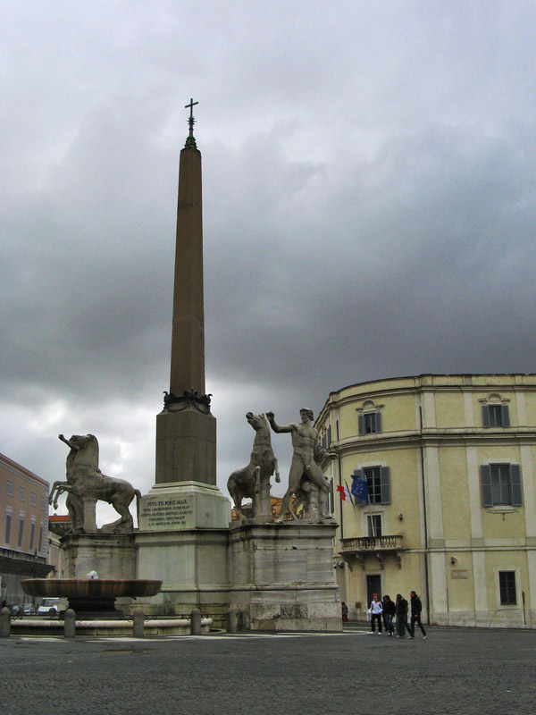 The Obelisk and FountainPiazza del Quirinale9628