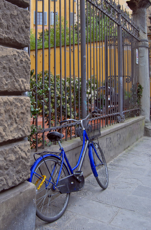 Blue Bike at the William Bar3970