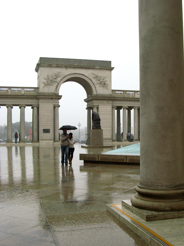Visitors in the rain<br />4292