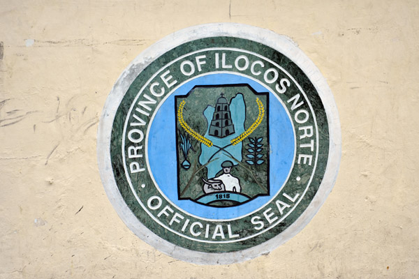 Official Seal of the Province of Ilocos Norte, Philippines