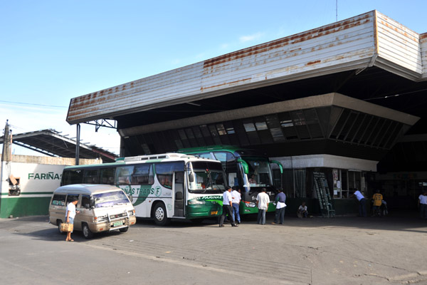 Laoag City bus station, F.R. Castro Avenue