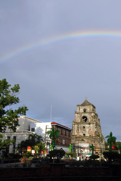 Rainbow with the Sinking Bell Tower, Laoag