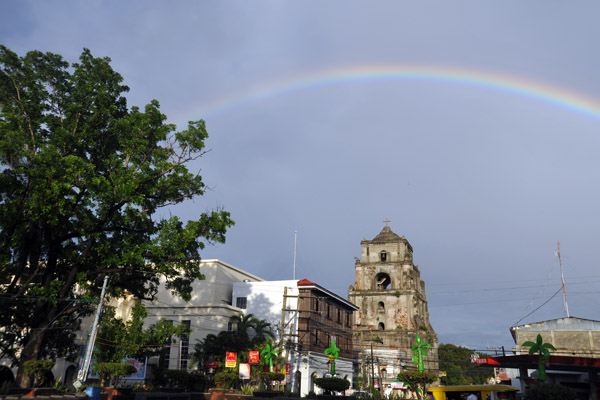 Rainbow with the Sinking Bell Tower, Laoag