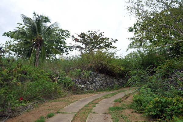 Road leading up the hill to the old Marcos house